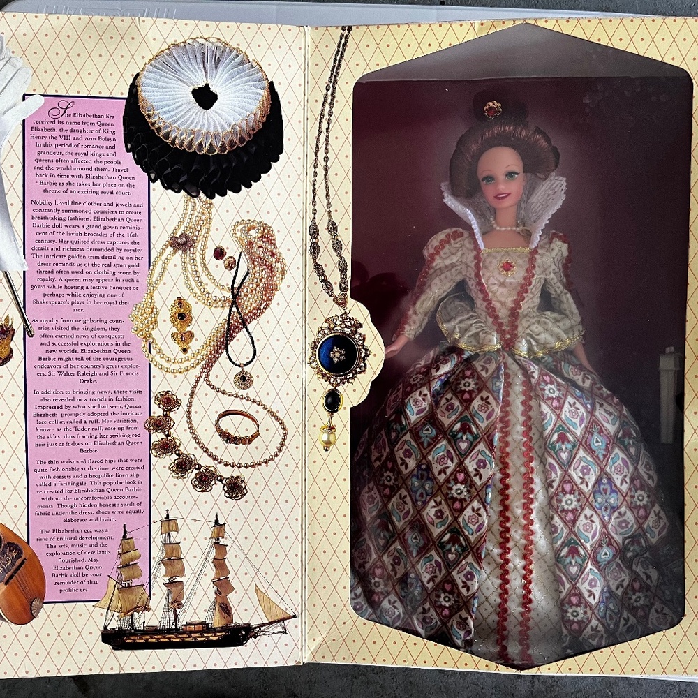1994 Elizabeth Queen Barbie - Great Eras Collection Vol 6